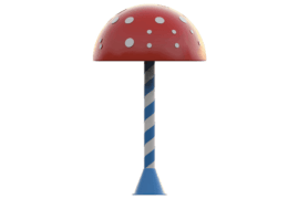 1110 9039 Mushroom Ø 160 Cm Coloured Front