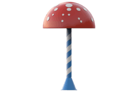 1110 9039 Mushroom Ø 160 Cm Coloured Side