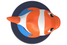 1115 9376 Clown Fish Top