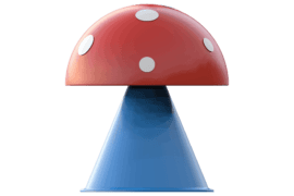 1110 9407 Mushroom Ø 60 cm Coloured Side